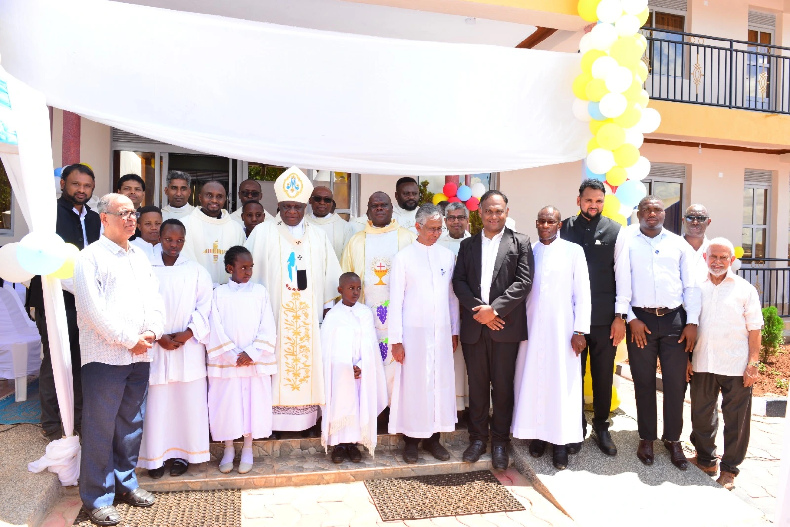 St. Montfort Home, Mpala blessed by Most Rev Paul Ssemogerere Archbishop, Kampala Archdiocese and inaugurated by Br. Jaico Gervasis